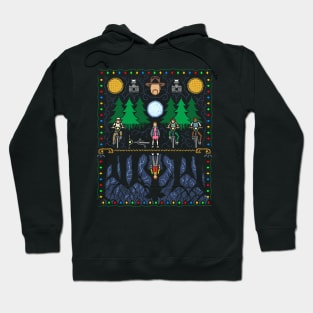 Upside Down Ugly Christmas Sweater Hoodie